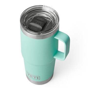 YETI Rambler 20 oz Travel Mug with Stronghold Lid Seafoam