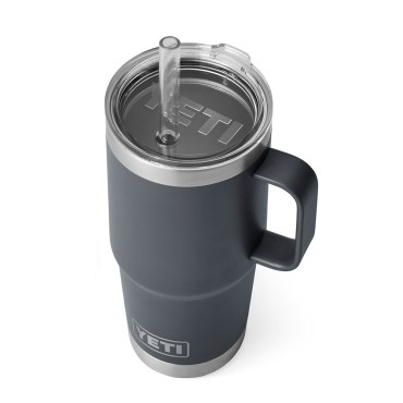 YETI Rambler 25 oz Straw Mug Charcoal