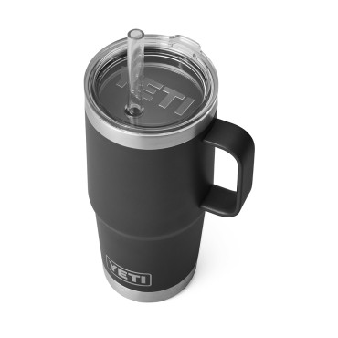 YETI Rambler 25 oz Straw Mug Black