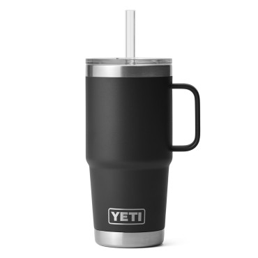 YETI Rambler 25 oz Straw Mug Black