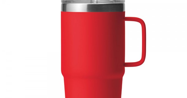 Yeti Rambler 25 Oz. Mug W/ Straw Lid - Rescue Red #21071501894