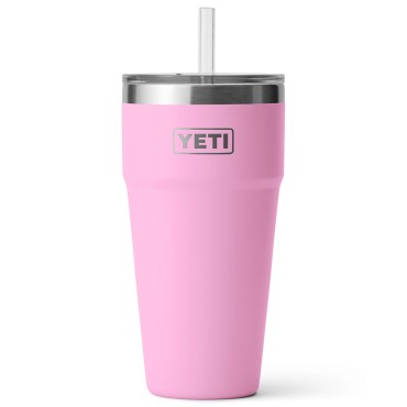 YETI Rambler 26 oz Straw Cup Power Pink