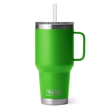 YETI Rambler 35 oz Mug with Straw Lid Canopy Green