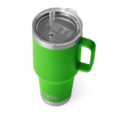 YETI Rambler 35 oz Mug with Straw Lid Canopy Green