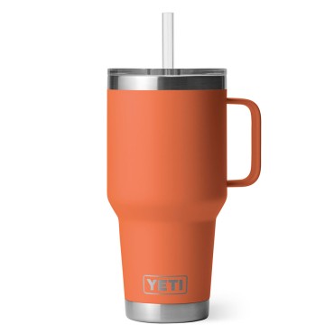 YETI Rambler 35 oz Mug with Straw Lid High Desert Clay