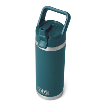 Yeti Rambler 18 Oz Bottle Color Matched Straw Cap Agave Teal