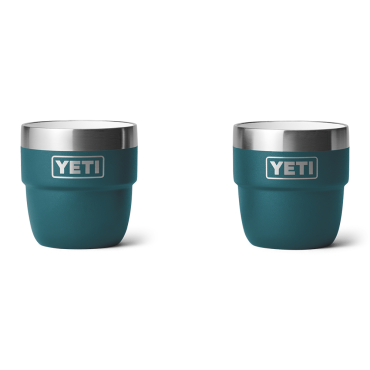 Yeti Rambler 4 oz Stackable Espresso Cups Agave Teal