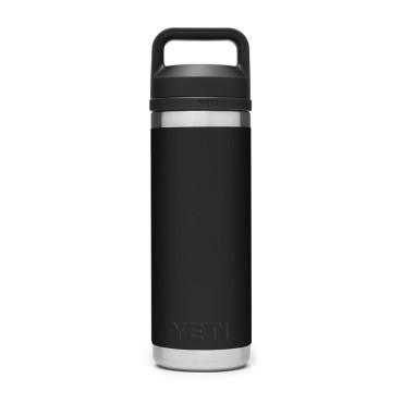 Yeti Rambler Bottle 18 Oz Black with Chug Cap