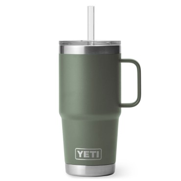 YETI Rambler 25 oz Straw Mug Camp Green
