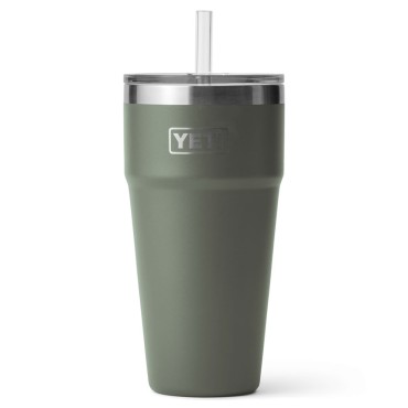 YETI Rambler 26 oz Straw Cup Camp Green