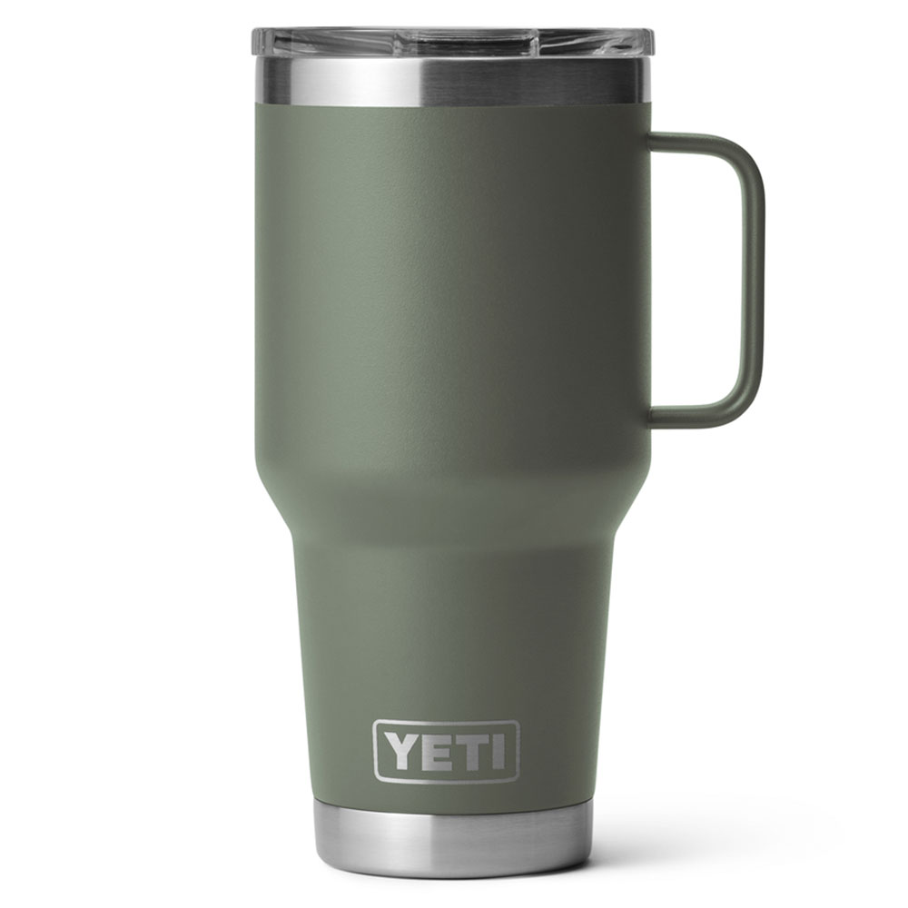 YETI Rambler 30 oz Travel Mug with Stronghold Lid Camp Green YETI Rambler 30 oz Travel Mug with Stronghold Lid Camp Green