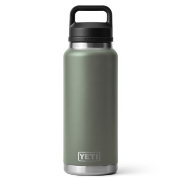 Yeti Rambler 36 Oz Bottle with Chug Cap Camp Green