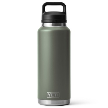 Yeti Rambler 46 Oz Bottle with Chug Cap Camp Green
