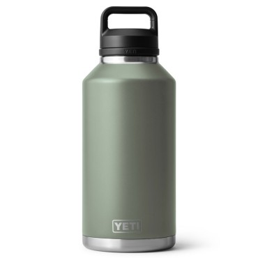 Yeti Rambler 64 Oz Bottle with Chug Cap Camp Green