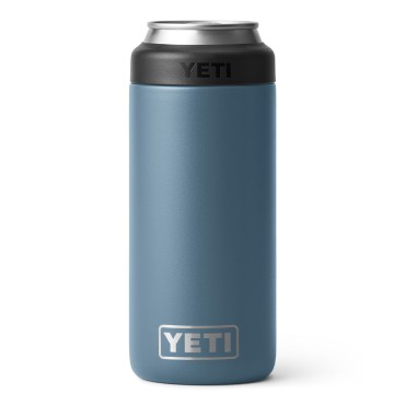 Yeti Rambler 12 oz Colster Slim Can Insulator Nordic Blue