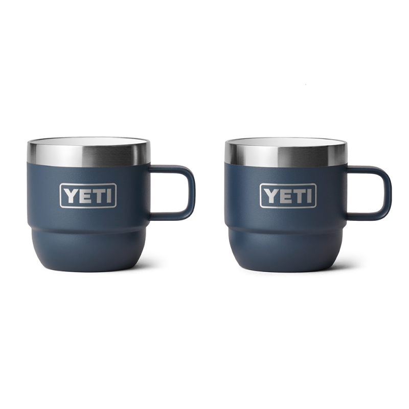 YETI Rambler 6 oz Stackable Espresso Mugs Navy