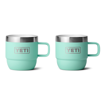 Yeti Rambler 6 oz Stackable Espresso Mugs Seafoam
