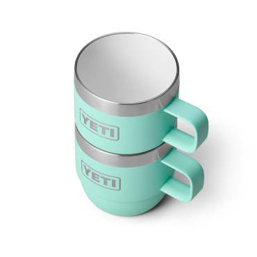 Yeti Rambler 6 oz Stackable Espresso Mugs Seafoam