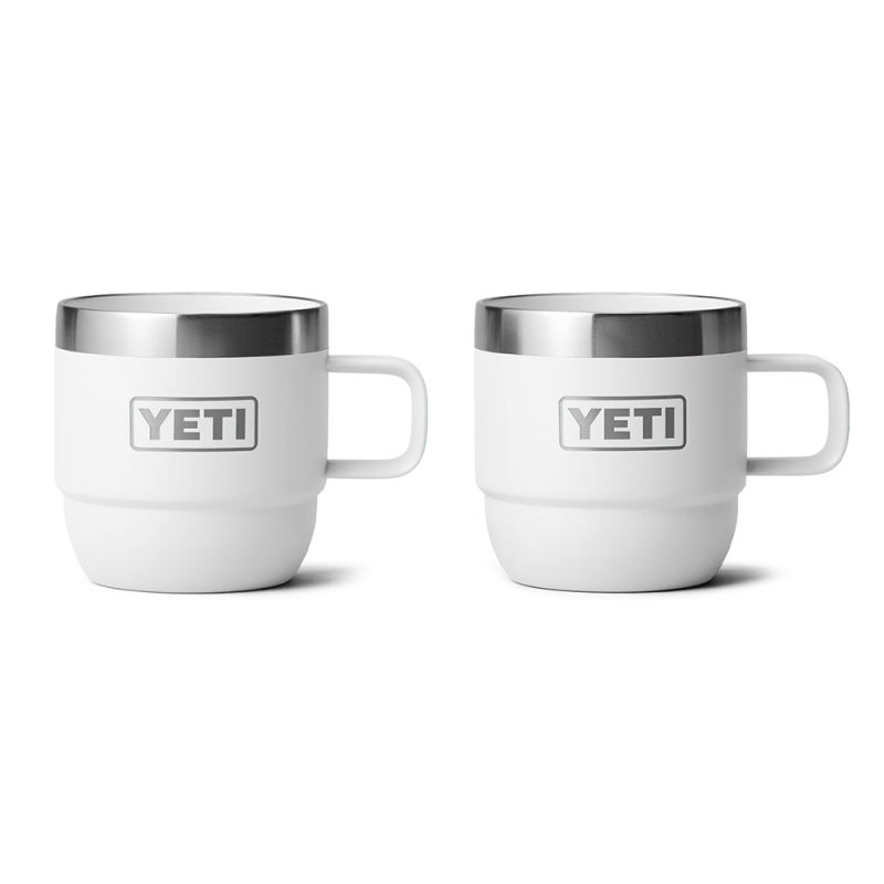 Yeti Rambler 6 oz Stackable Espresso Mugs White