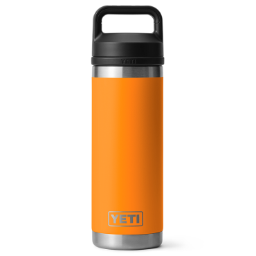 Yeti Rambler Bottle 18 Oz King Crab Orange with Chug Cap