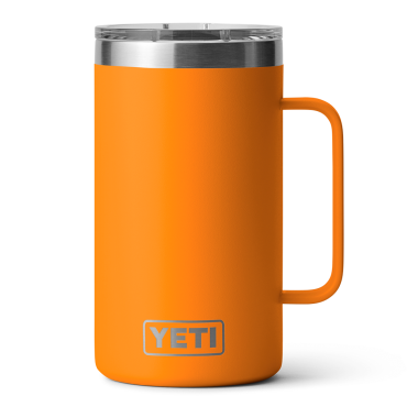 Yeti Rambler 24 oz Mug King Crab Orange