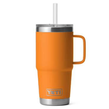 YETI Rambler 25 oz Straw Mug King Crab Orange