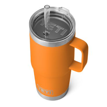 YETI Rambler 25 oz Straw Mug King Crab Orange