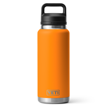 Yeti Rambler Bottle 36 Oz King Crab Orange with Chug Cap