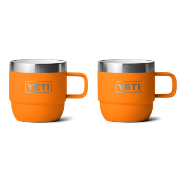 Yeti Rambler™ 6 oz Stackable Espresso Mugs King Crab Orange