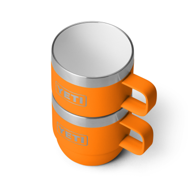 Yeti Rambler 6 oz Stackable Espresso Mugs King Crab Orange