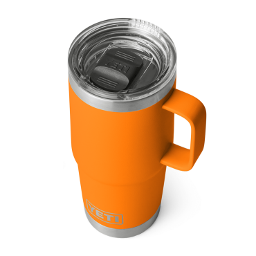 YETI Rambler 20 oz Travel Mug with Stronghold Lid King Crab Orange