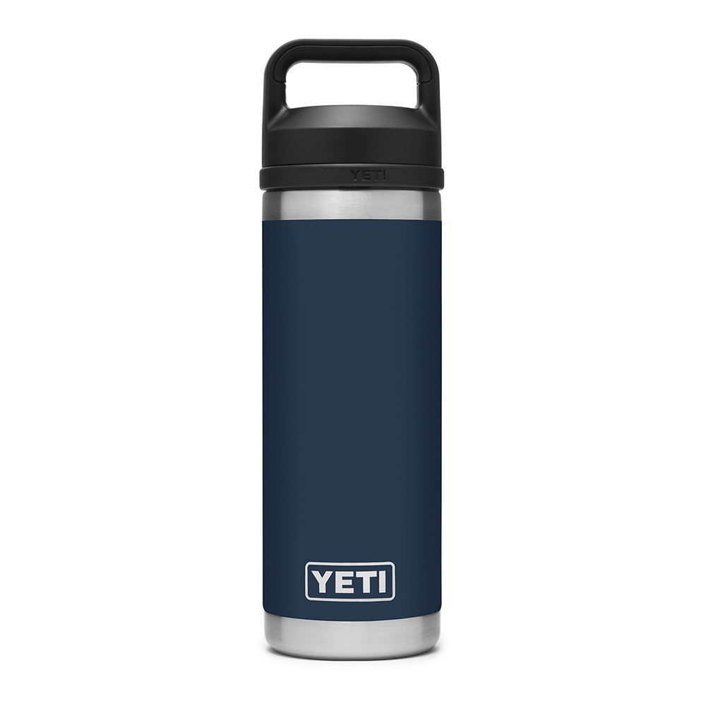 Yeti - 18 oz Rambler Bottle with Chug Cap Navy