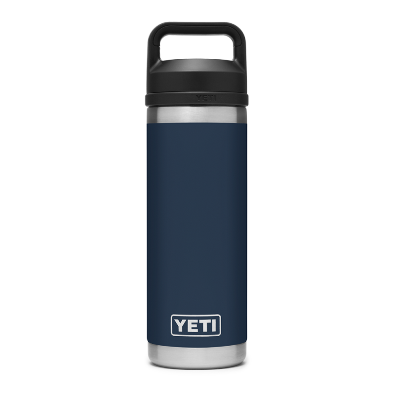 YETI Rambler Bottle 18 Oz Navy with Chug Cap