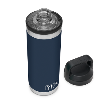 Yeti Rambler Bottle 18 Oz Navy with Chug Cap