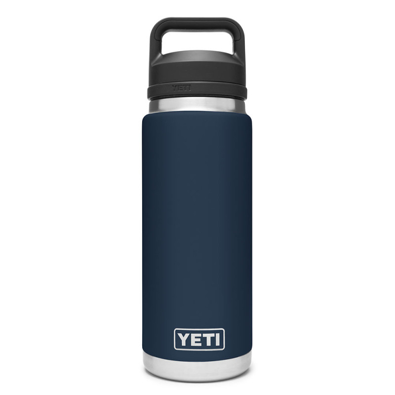 YETI Rambler Bottle 26 oz Navy with Chug Cap