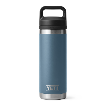 YETI Rambler Bottle 18 Oz Nordic Blue with Chug Cap