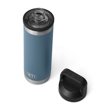 YETI Rambler Bottle 18 Oz Nordic Blue with Chug Cap