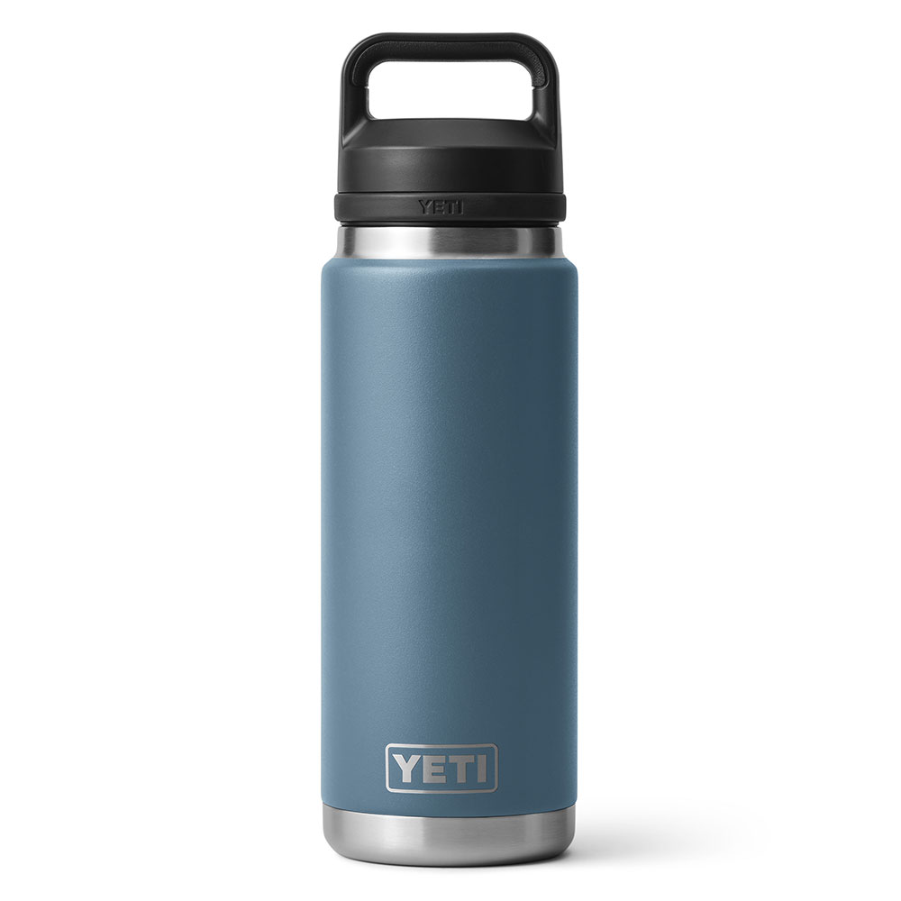 YETI Rambler Bottle 26 oz Nordic Blue with Chug Cap YETI Rambler Bottle 26 oz Nordic Blue with Chug Cap
