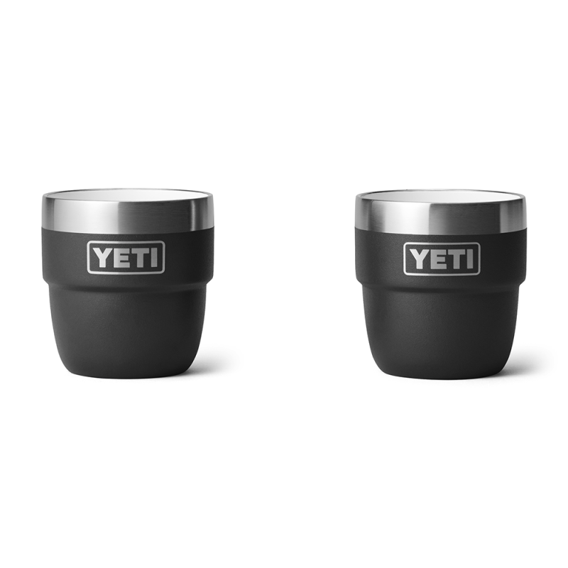 Yeti Rambler 4 oz Stackable Espresso Cups Black