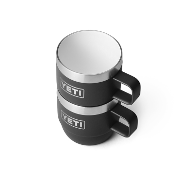 Yeti Rambler 6 oz Stackable Espresso Mugs Black