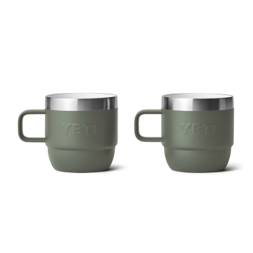 Yeti Rambler 6 oz Stackable Espresso Mugs Camp Green