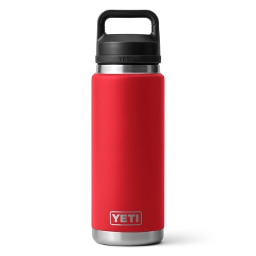 YETI Rambler Bottle 26 oz Rescue Red with Chug Cap