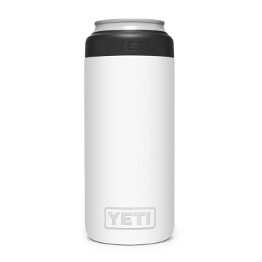 Yeti Rambler 12 oz Colster Slim Can Insulator White