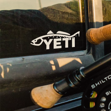 YETI Trout Window Decal