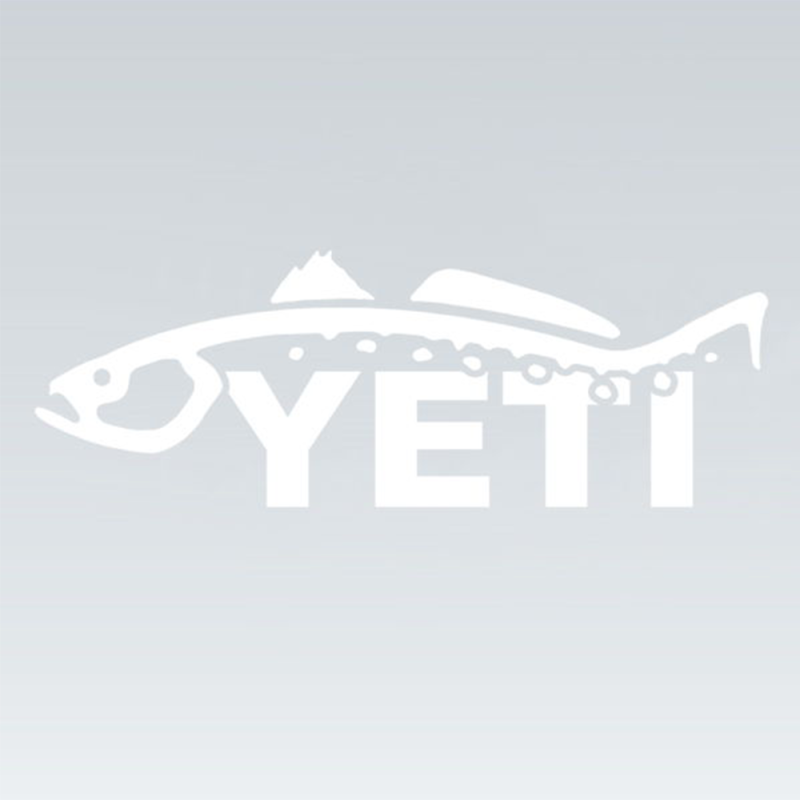 YETI Trout Window Decal