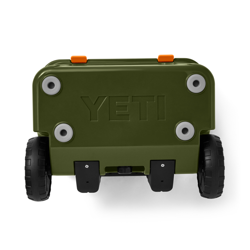 YETI Roadie 32 Wheeled Cooler Olive / King Crab Orange