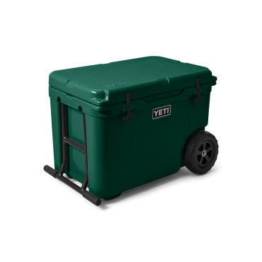 YETI Tundra Haul Wheeled Cooler Black Forest Green