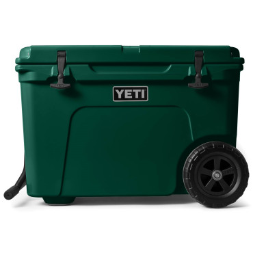 YETI Tundra Haul Wheeled Cooler Black Forest Green
