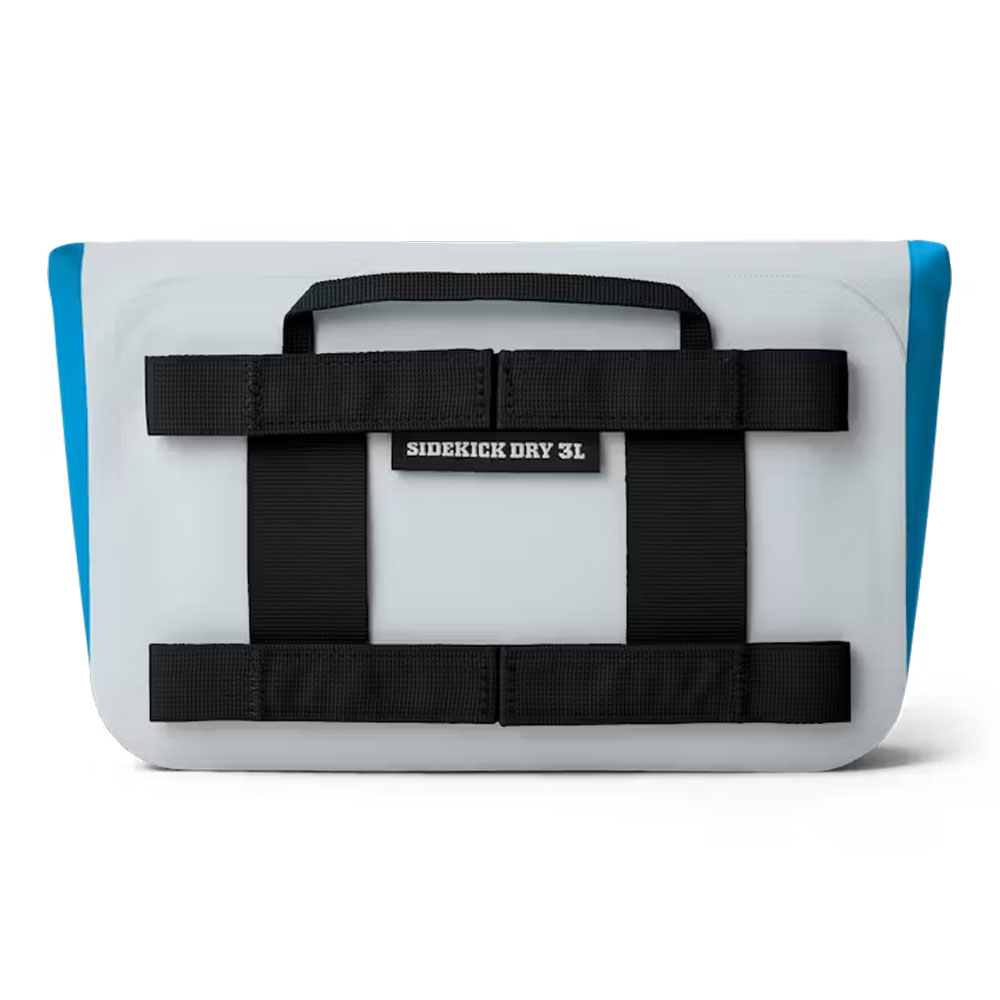 YETI SideKick Dry 3L Waterproof Gear Case Fog Gray / Blue