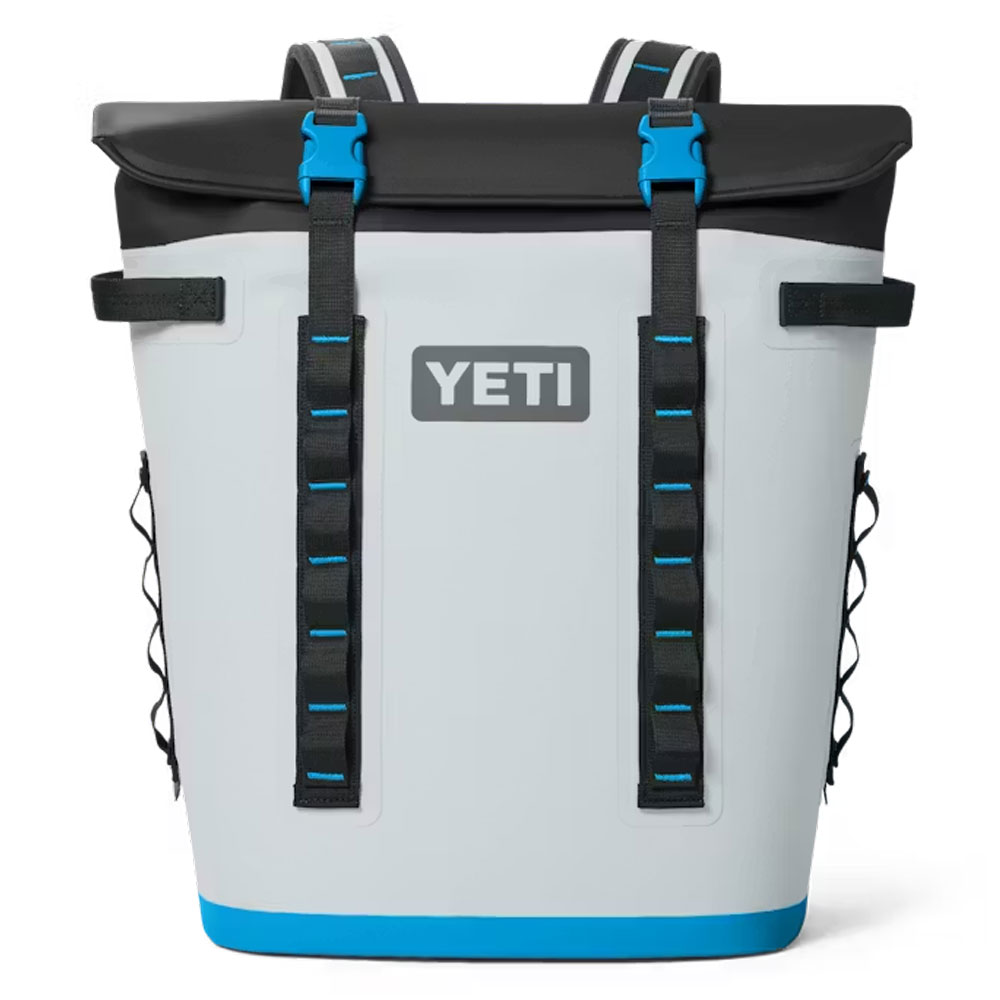 YETI Hopper M20 Backpack Cooler Fog Gray / Blue